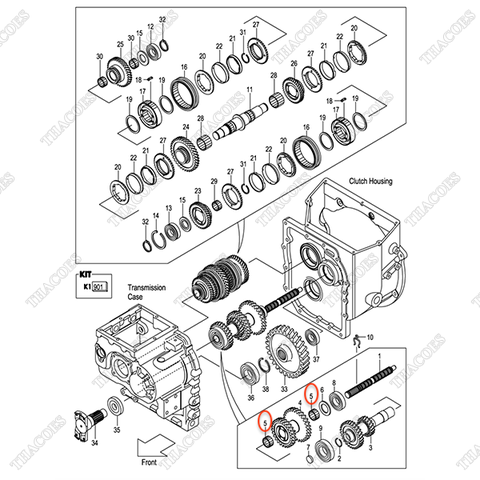 Vòng bi kim 12N43-42121 (2c)