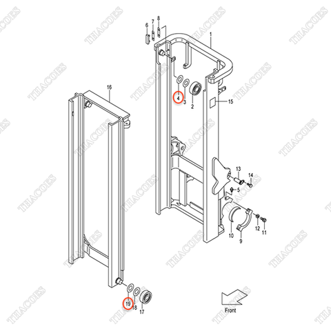(VFM2N5) Căn đệm 277P8-22081 (1mm-ID35)