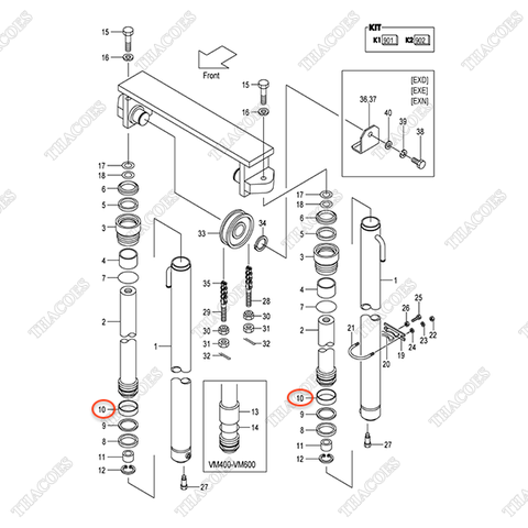 (VM2N5) Bạc dẫn hướng B-30131-50018