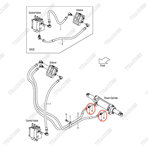 Rắc co thẳng 04134-20303