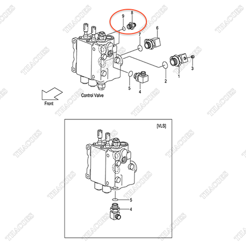 (5sv) Rắc co thẳng 277H7-60601