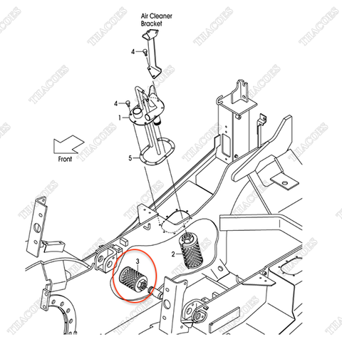 (Seri 1-166) Lọc dầu thuỷ lực hút 216G7-52051