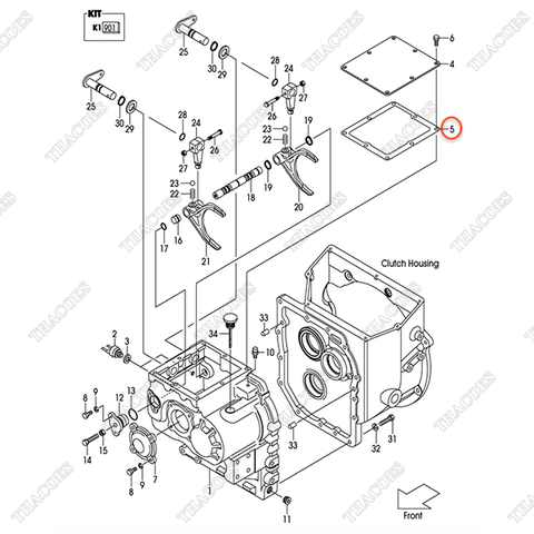 (Kit K2) Gasket 12N43-42521