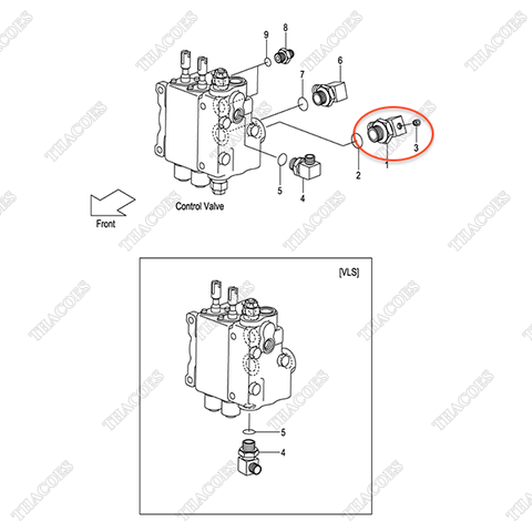 (4sv) Rắc co vuông 22N57-63011