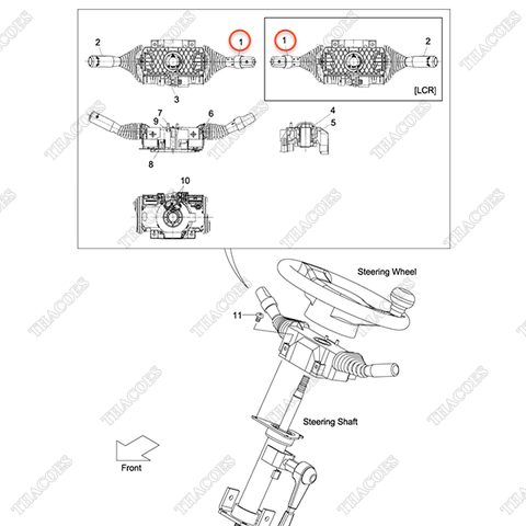 (AT) Công tắc đèn 280C2-42331; 280C2-42301