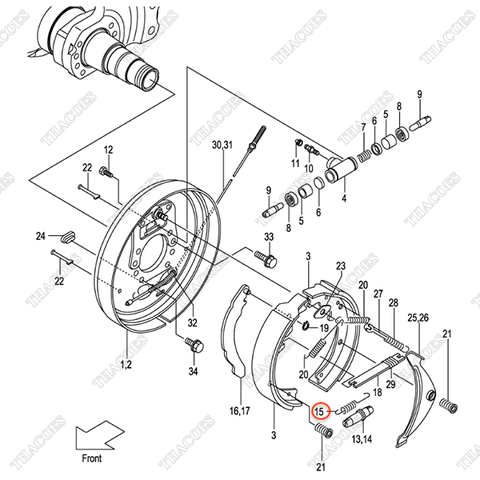 Lò xo phanh 23653-72051