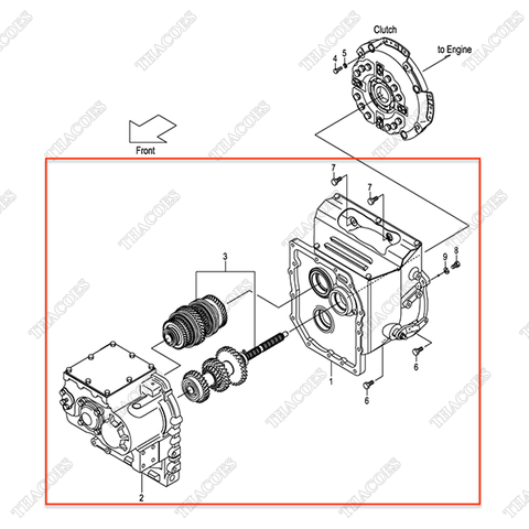 (Seri 1-766) Cụm hộp số 12N42-50201