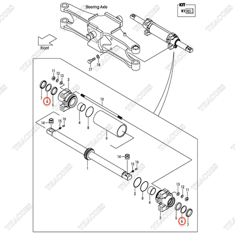 (Seri 276-Up) Căn đệm 23650-83531