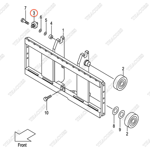 (VFHM2N5) Vòng bi nâng ngang 22N58-32701 (42mm)