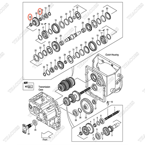 Vòng bi kim 12N43-42321 (2c)