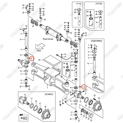 (Seri 1~275) Bạc đệm 22N54-32481