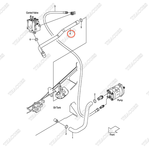 (2sv, 3sv) Ống hồi 22N57-62101