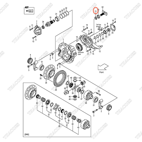 Phớt dầu 12N53-52251 (Kit)