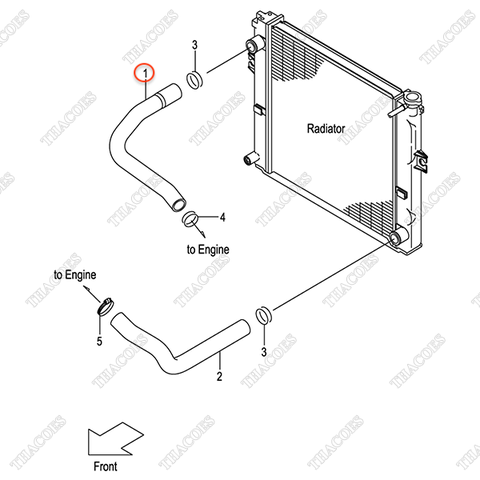 Ống nước trên 22U52-12001