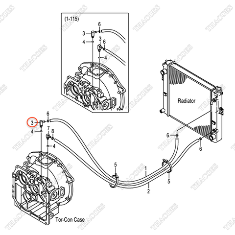 (Seri 116-Up) Rắc co vuông 22N57-80201