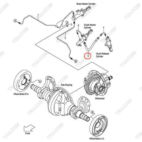 (MT) Ống dầu côn 22N45-32131