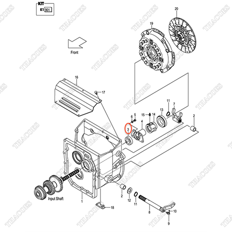 (MT) (Kit K1) Phớt dầu 12N43-12011