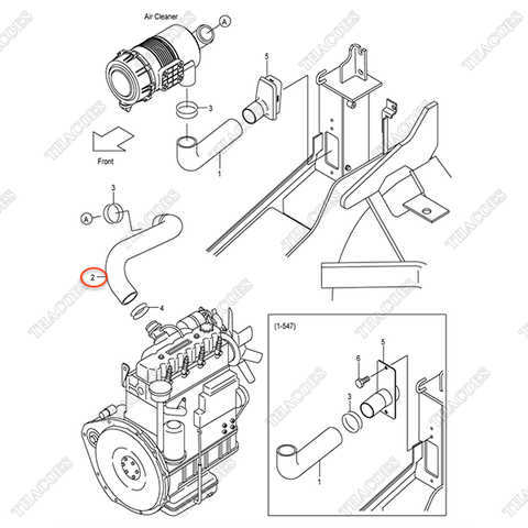 Ống nạp gió 217M1-02001