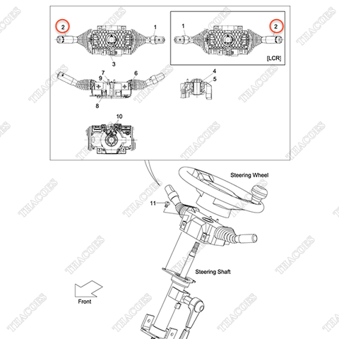 (AT) Công tắc tiến lùi 280C2-42341; 280C2-42311