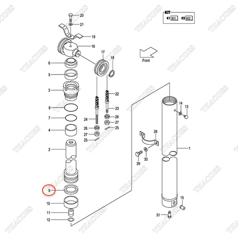 (VFM2N5) (K2 902) Phớt piston B-B6983-75007