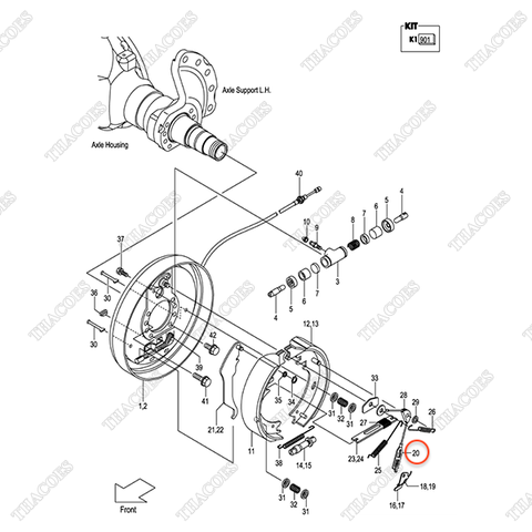 Cáp lò xo C-52-11227-05094