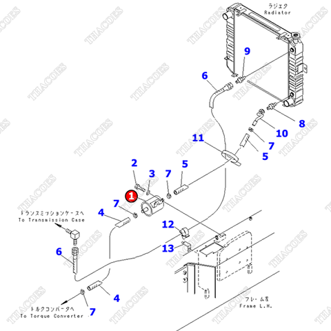 (AT) Lọc dầu hộp số 3EC-04-31610