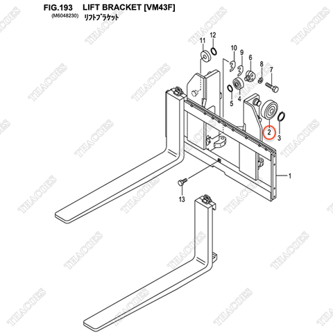 (45/50) Vòng bi nâng hạ 23818-20701 (OD143,5)