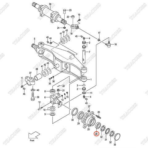 (OBT) Vòng bi moay ơ 03071-30211