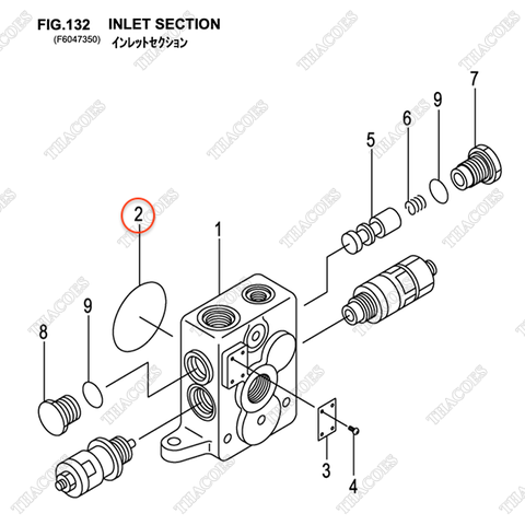 (Ngăn vào) Vòng đệm oring B-21001-00334