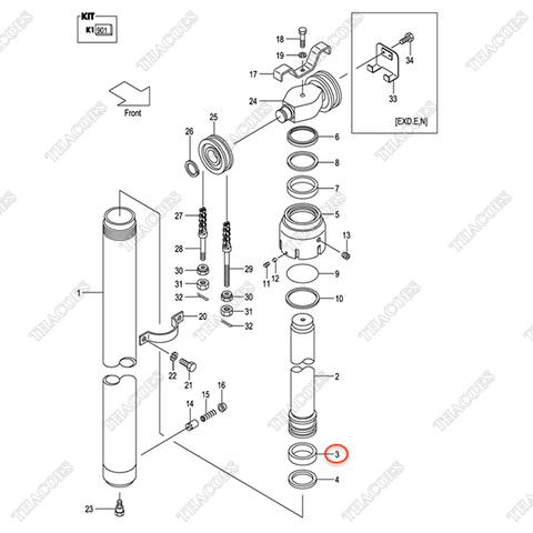(35/40) Dẫn hướng 228C0-82431 (trước)