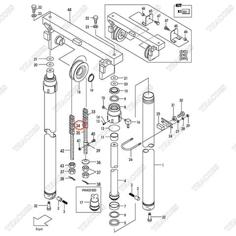 (45) Nối xích 23918-42921