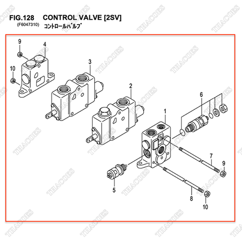 (2sv) Cụm van điều khiển 235C7-30202