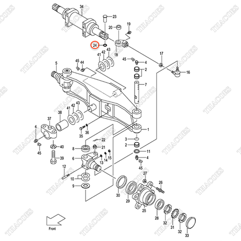(OBT) Phe hãm chốt nối 02100-00025