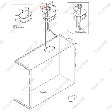 Phao báo nhiên liệu 524W7-12001