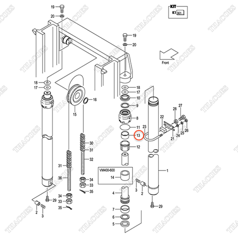 (35/40) Bạc trượt 23460-53171