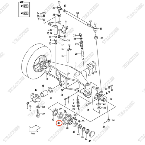 (GB) Vòng bi moay ơ 03071-30214