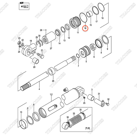 Vòng đệm oring 243A8-52291