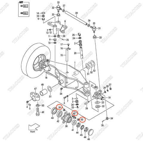 (GB) Bộ bulong tắc kê 24354-42301; 01400-10020; 24354-32311