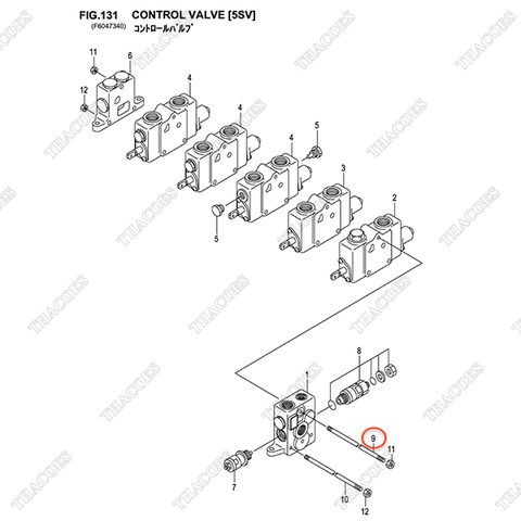 (5sv) Bulong 2 đầu ren B-21051-40402