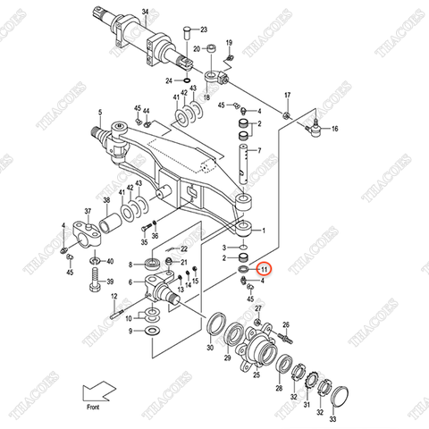 (OBT) Phớt mỡ 25814-32051