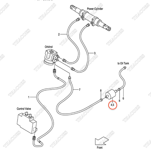 (OBT) Lọc dầu thuỷ lực hồi 25787-82001
