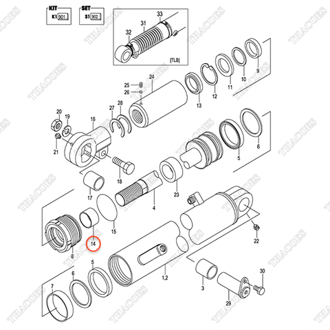 Bạc trượt 224T8-52161