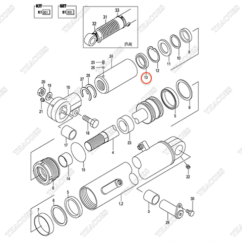 Phớt bụi 224T8-52121