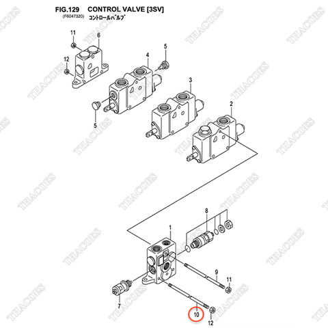 (3sv) Bulong 2 đầu ren B-21031-40401