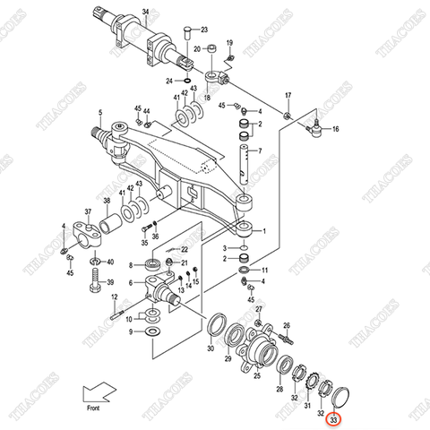 (OBT) Nắp đậy moay ơ 22654-32281