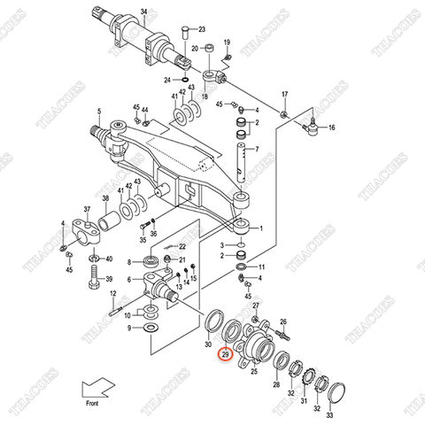 (OBT) Vòng bi moay ơ 03071-30214