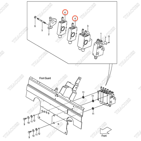 (4sv) Ngăn công tác 22N57-33041