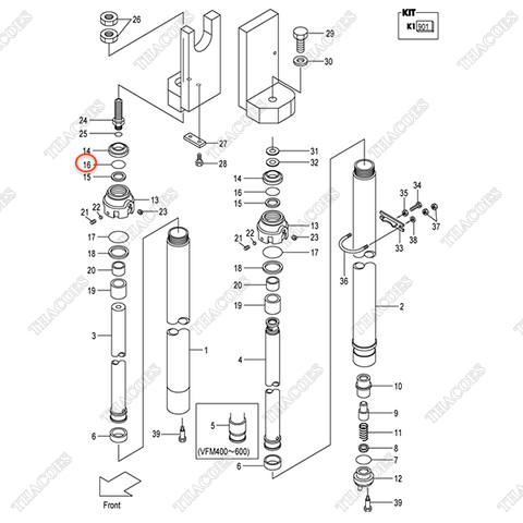 (K1 901) Căn đệm 24459-42291