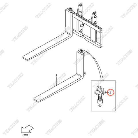 Chốt càng 214J8-11002 (VM2Y5, VFM2Y5, VFHM2Y5)