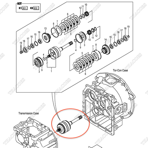 Cụm ly hợp 12N53-80201
